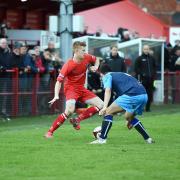 Scott Allison: Reds star scored a hat-trick in victory against Pickering Town