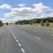 M6 Southbound, south of Southwaite Services