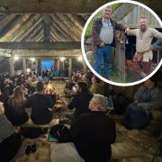 The event was held on land owned by David Watson and organised by Ash Harrison (inset)