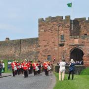 Duke of Lancaster’s Regimental Band heralded a procession to Carlisle Cathedral