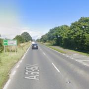 A595 road closure