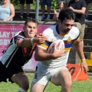 Try guy: Man-of-the-match Dave Thompson scored two tries in Whitehaven's 28-14 win over Keighley Cougars