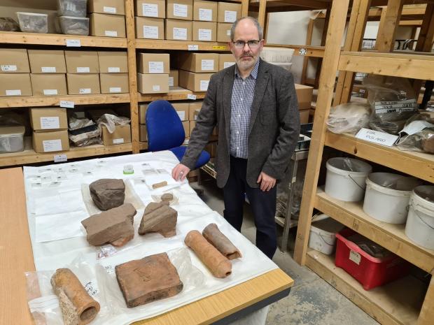 News and Star: Assessment: Frank Giecco says it will take months to sort through the 900 finds from the Cricket Club site.
