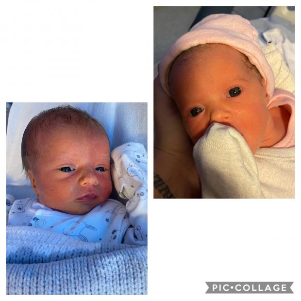 News et Star: Theo et Maisie Campbell sont nés en mai 2020. Les jumeaux, de Carlisle, sont nés de fiers parents Kane et Sian