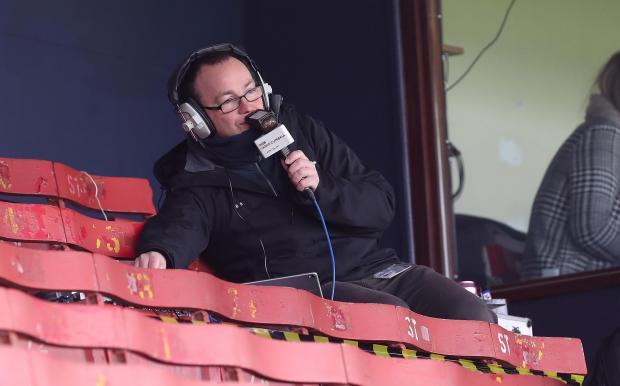 News and Star: James Phillips: Hopefully the commentator will be back behind the mic soon in 2022 (photo: Richard Parkes)