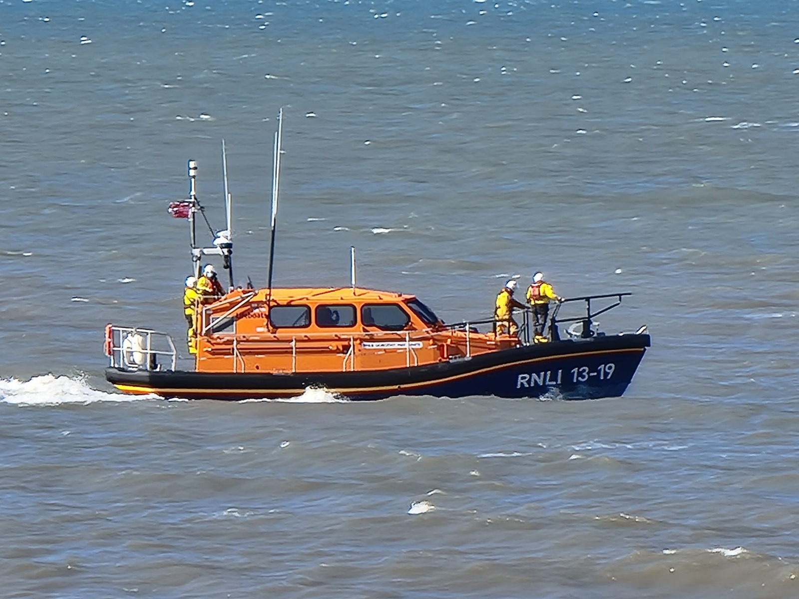 Workington RNLI volunteers were called out due to concern for a solo kite surfer