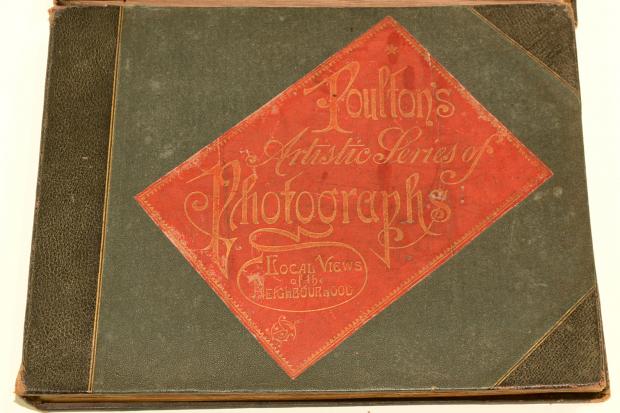 Poulton's Artistic Series of Photographs - the front cover.