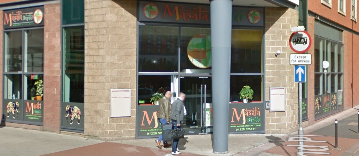 Masala Bazaar, Carlisle. Picture: Google Maps