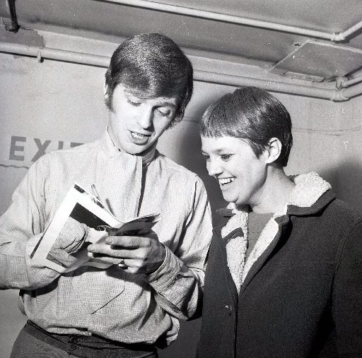 MEMENTO: Singer Georgie Fame signs an autograph for a fan at the Lonsdale cinema in Carlisle, 1966