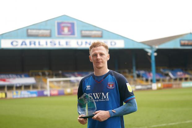 News and Star: Callum Guy was our readers' player of the season in 2020/21 (photo: Barbara Abbott)