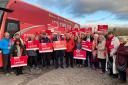 Ian Lavery, chairman of the Labour Party, arrived in Whitehaven on the party’s battle bus, yesterday to show his support for Copeland candidate, Tony Lywood
