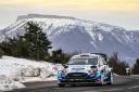M-Sport EcoBoost Ford Fiesta in action at Monte-Carlo