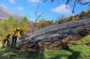 CALLOUT: Crews dealing with a wildfire at Thornthwaite, near Keswick, in April