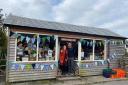 Praised: Lee Smith and Arwen Heaton outside much-loved Lorton Village Shop 