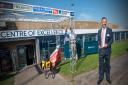OPEN FOR BUSINESS: Sellafield CEO Martin Chown opens the Centre