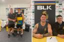 Ryan King and Nikau Williams have signed new contracts. Photos: Whitehaven RLFC