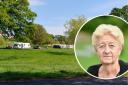 Cllr Elizabth Mallinson outlined the need for authorised sites after it was revealed that More than 100 traveller caravans were pitched in Carlisle this summer. Pic (inset): Stuart Walker