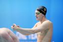 Medals: Luke Greenbank pictured at the British Swimming Championships at Ponds Forge International Swimming Centre, Sheffield