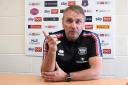 Paul Simpson pictured at his press conference on Thursday (photo: Barbara Abbott)