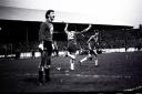 Newcastle keeper Kevin Carr shows his anger as Bob Lee (No12) and Paul Bannon celebrate Carlisle's second goal