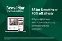News & Star readers can subscribe for just £6 for 6 months in this flash sale