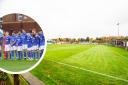 Carlisle City's ground, main photo, will host Penrith, inset, on Saturday