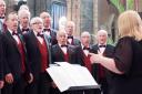 Newtown Male Voice Choir singing at St Bavos Cathedral in Ghent