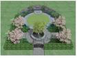 Artist's impression of the proposed memorial garden at the Civil Nuclear Constabulary Training Facility at Sellafield, near Seascale.