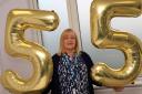 Joan is celebrating 55 years of service