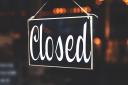Closed sign stock image