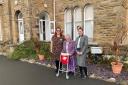 Ruth McGrady, manager at Holmewood Residential Care Home (left), and Emma Richardson, sales executive at Lovell Homes (right)