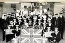 Members of Workington Sea Cadets pose for a photograph in 1981