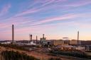 Sellafield site at dawn