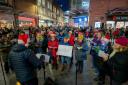 The Carnegie singers at a previous Workington Christmas Light Switch on