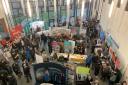 Hundreds attend the skills fair in its first hour