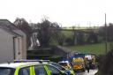 Heavy emergency services presence on road near Carlisle