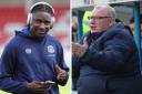 Joshua Kayode's unavailability for Carlisle United has not been a decision led by Rotherham, insists Steve Evans, right