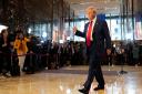 Donald Trump gave a news conference at Trump Tower (Julia Nikhinson/AP)