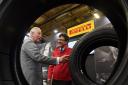 Award WINNING: His Royal Highness The Prince of Wales visiting the Pirelli Tyres factory on Dalston Road in Carlisle 