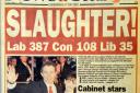 News and Star front page from 1997, a labour landslide
