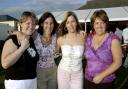 Norma Nicholson, Joy Lister, Lisa Oglanby and Barbara Oglanby from Aspatria at Carlisle Races’ ladies’ night in 2002
