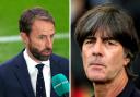 Gareth Southgate's England will face Joachim Low's Germany in the last 16 of Euro 2020 (photos: PA)