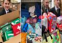 SCHOOL: Parents, teachers, pupils and the community all chip to fill a van load of supplies.