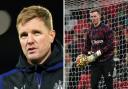 Eddie Howe's Newcastle have been strongly linked with Dean Henderson (photos: PA)