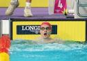 Luke Greenbank pictured after winning his 200m backstroke heat (photos: PA)