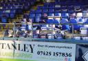 Some of the seats at the front of the away end after the game (photo: Richard Parkes)