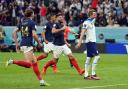France players react after Harry Kane's penalty miss. Picture: PA