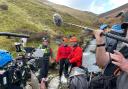 Filming at Honister Slate Mine
