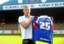 Adam Clayton, pictured after signing for Carlisle in the 2009/10 season.
