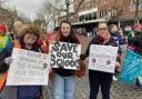 Teachers on strike in Carlisle earlier this year